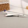 20Cm Singapore Concorde Alloy Aircraft Model With Landing Gear Airliner Alloy Diecast Air Plane Model Collection Ornament