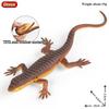 Oenux New Simulation Wild Reptile Animals Action Figures Lizard Model Figurines Kids Education Congnitive Scene Decoration Toy