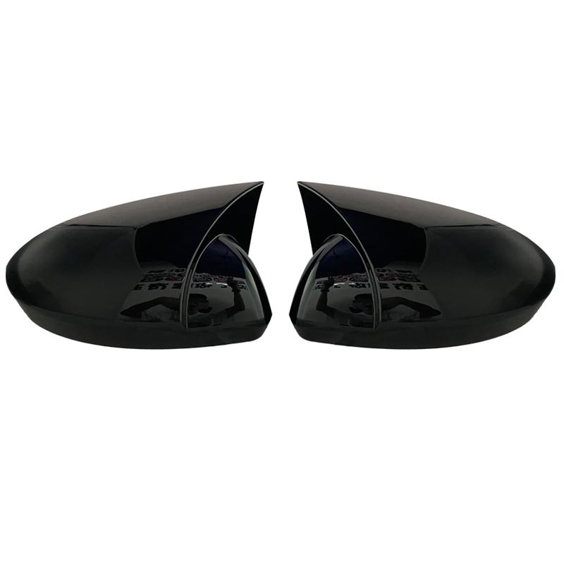 Bat Design Mirror Cover for Megane 4 IV Renault 2016-2025 Car Accessories Piano Black Tuning Auto Sport Bat Design RS Side