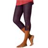 Women's Fashionable Color Bottom Cropped Pants With Hollowed Out Petals And Tight Elastic Imitation Denim Casual Pants