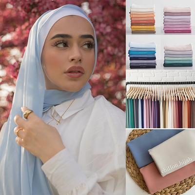 Muslim Women Bubble Crinkle Summer Thin Veil Hijab High Quality Solid Color Soft Long Shawls Foulard Islamic Arab Headscarf New 