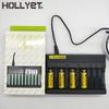 10-Slot Smart Charger 4.2V 6A for 18650 & 16340 Lithium Batteries