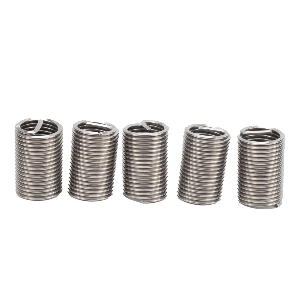 5Pcs Thread Inserts Wire Protection Sleeve Repair Tool Kit Fastener Hardware M20x2.5x2.5D