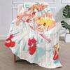 Anime C-Cardcaptor S-Sakura Kawaii Blanket Plush Nap Sofa Rug for Living Room Warm Office Bedroom Birthday Home Travel Kid Gifts