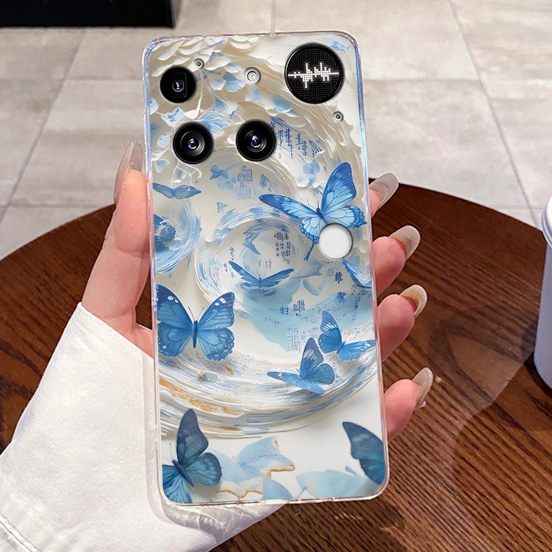 Casing For Nothing Phone (3) Case For Phone3 Back Cover Aesthetic Fashion Cute Cat Cartoon Transparent Soft Silicone Phone Case