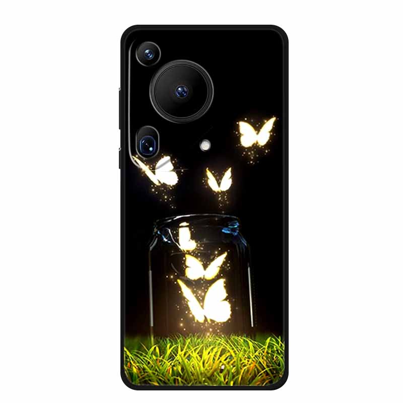 For Huawei Pura 70 Pro Ultra Case Pura70 Pro Black Silicone Soft Back Cover Case For Huawei Pura 80 Pro Ultra Phone Case Pura80