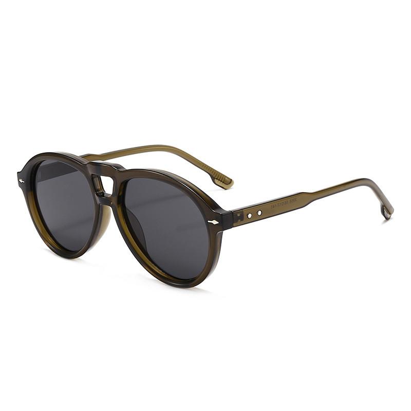 Leopard Pattern Eyewear Unisex Vintage Pilot Glasses Antiultraviolet Sun Shield For Travel