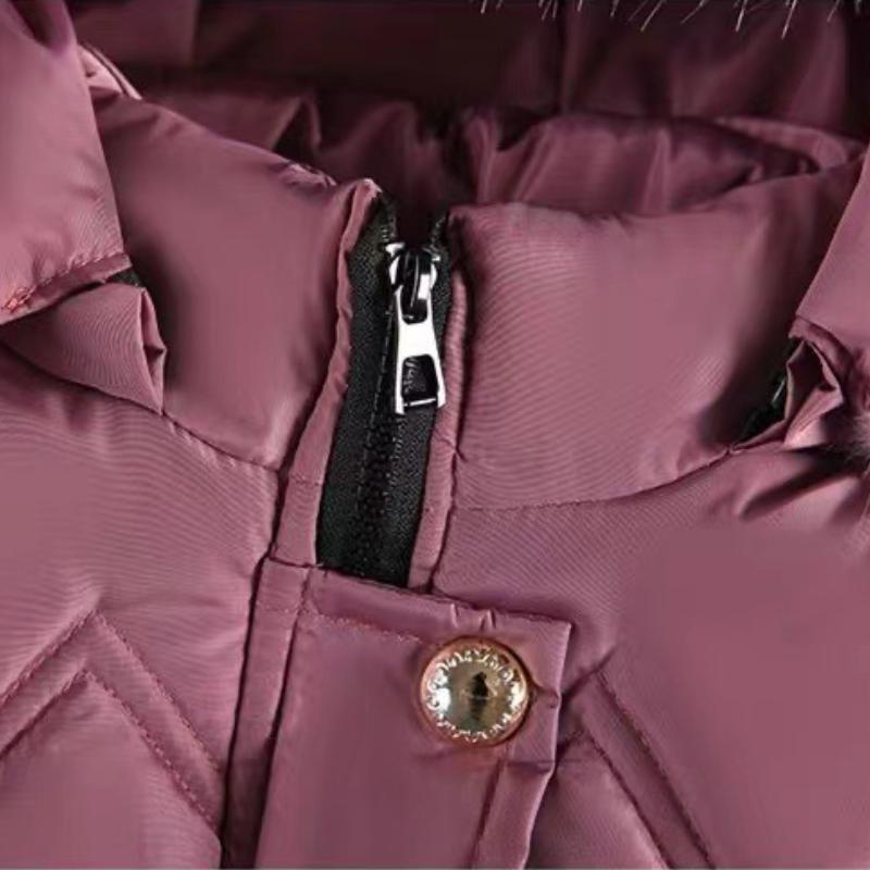 Girls Cotton-padded Coats Children Clothing Velvet Thickening Fashion Down Jackets for Toddler Winter Clothes