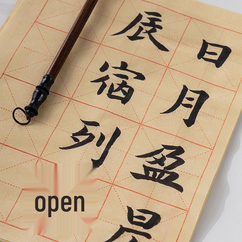 Rice Grid Xuan Calligraphy Practice Paper for Brush Writing - Beginner Set