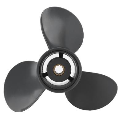 9 7 8in 11in Boat Outboard Propeller 3 Blades 10T RH Aluminium Alloy for Engines 20‑30HP