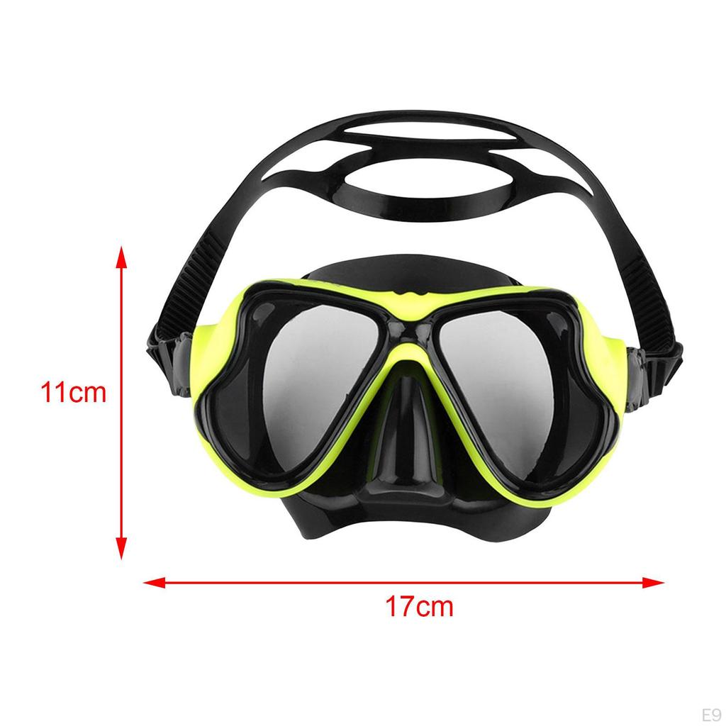 Diving Mask Swimming Camera View Fits Perfectly Over Anti-Fog Goggles for
