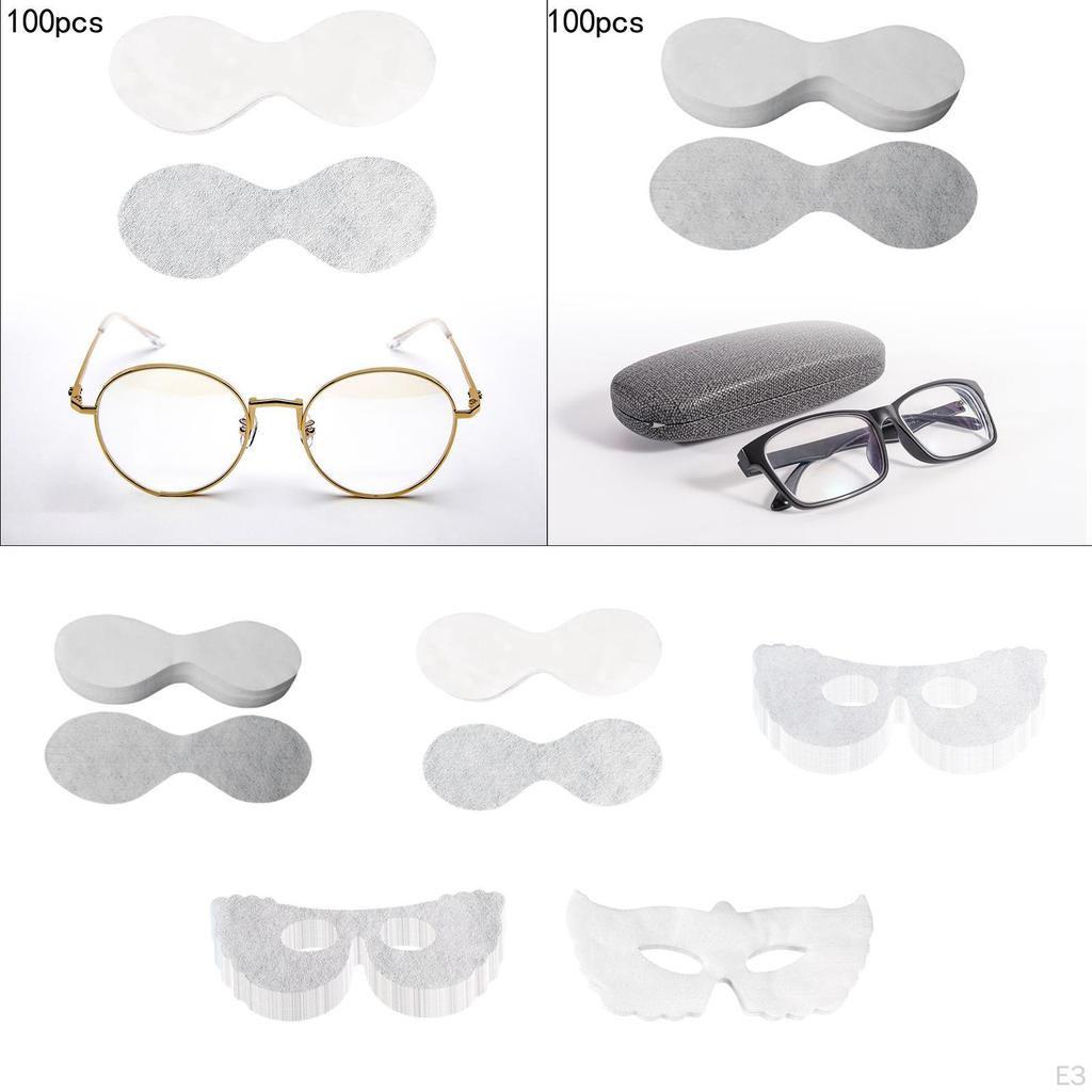 100 Pieces Non Woven Eyes Care Beauty Tools Disposable Lightweight Accessories Breathable DIY