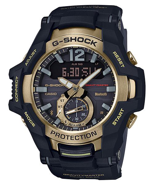 Casio Men s Stainless Steel 200M Water Resistant Shock Resistant Quartz Watch GR-B100GB-1A чёрный