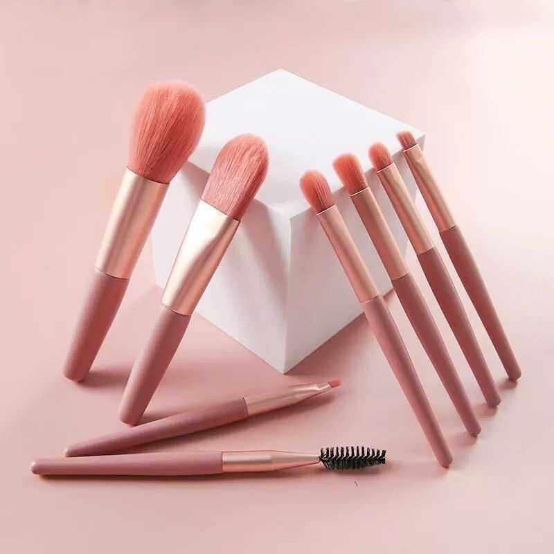 Neues 8-teiliges Make-up-Pinselset Make-up Concealer Pinsel Rouge Pinsel Pinsel für losen Puder Lidschatten Highlighter Foundation Pinsel Beauty-Tools