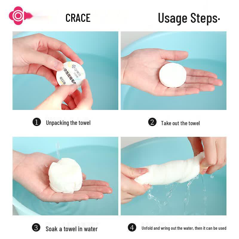 Jieliya Portable Disposable Compressed Facial Towels