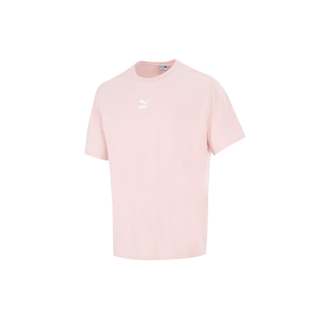 PUMA Sport Running TrainingWork OutFast DringBreathable Fabric Round NeckShort Sleeve PinkRed Men s 533100-36 XXL