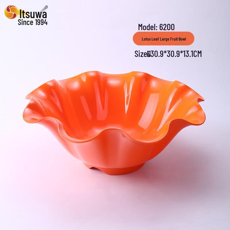 Melamine Lotus Leaf Large Fruit Plate