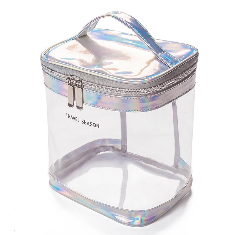 Large Capacity Portable Travel Makeup Bag - Stylish and Functional Handbag for Storage