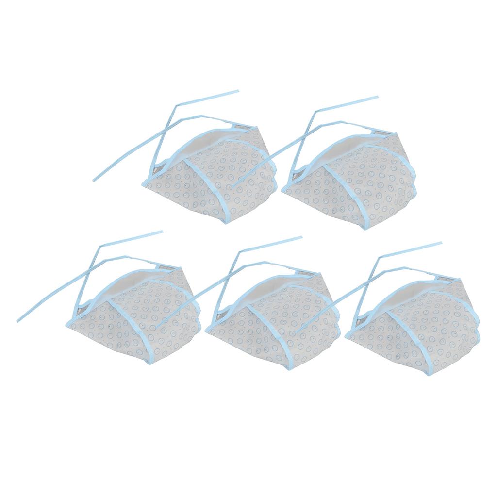 5PCS Hair Highlighting Cap Disposable Coloring Hairdressing Frosting Dye Hat with Plastic Hook for Hair Salon