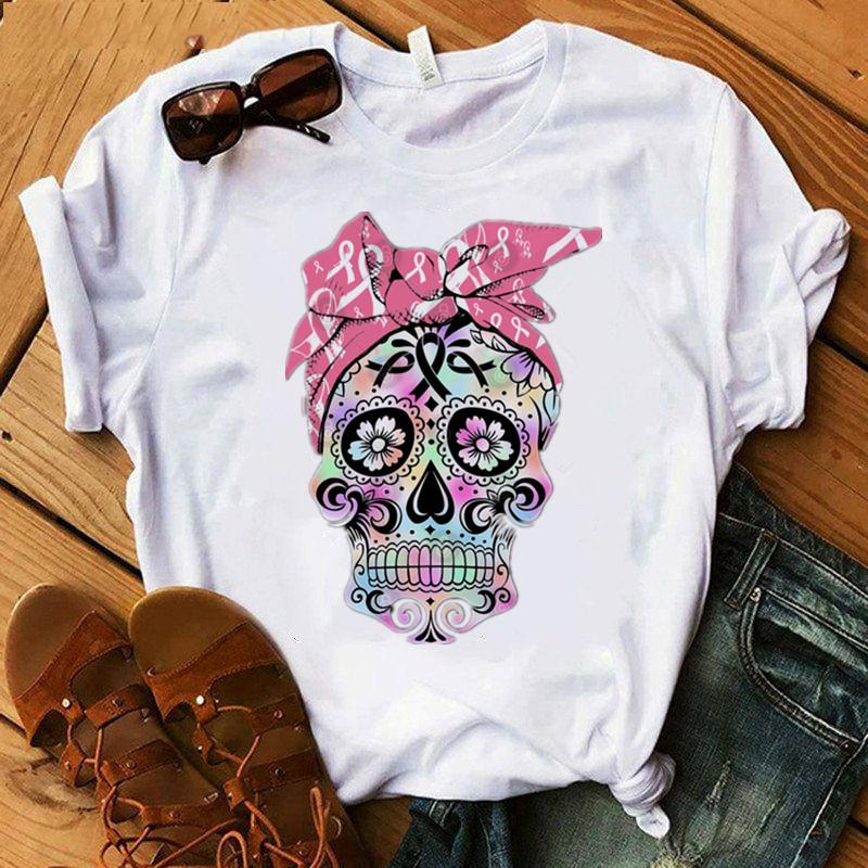 Women Crown Funny Print T Shirt Fashion Summer O Neck 90S Clothes Girl Casual