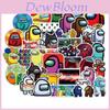 Among 50pcs Game Us Stickers Waterproof Pvc Luggage Laptop Mug Bikes Diy Decals