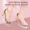 GEL Forefoot Pad High Heels Anti-pain and Non-slip Half Size Pad Soft Particle Massage Shock Absorption Half Size Forefoot Sticker