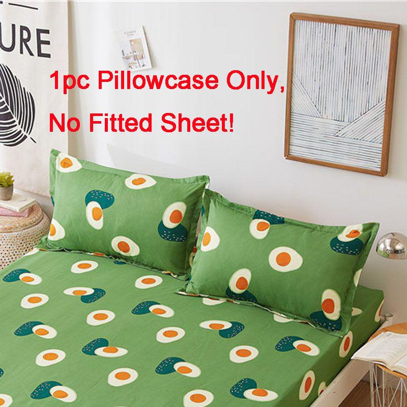 

Простыня с резинкой Покрывало для кровати без наволочки С цветочным принтом Односпальная Кинг Двуспальная Avocado,Pillowcase（Only One）