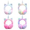 Winter Headband for Kids Earflap Earmuffs with Bright Colors Plush Animal Ear Warmers Colorful Kids Ear Muffs Gift