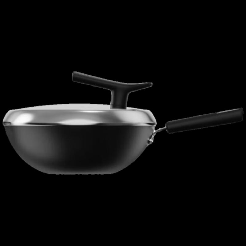 SUPOR True Rust-Resistant Cast Iron Wok Frying Pan