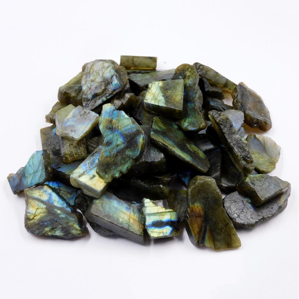 189.7 Ct Natural Labradorite UnCut Rough Huge Loose Gemstone Lot