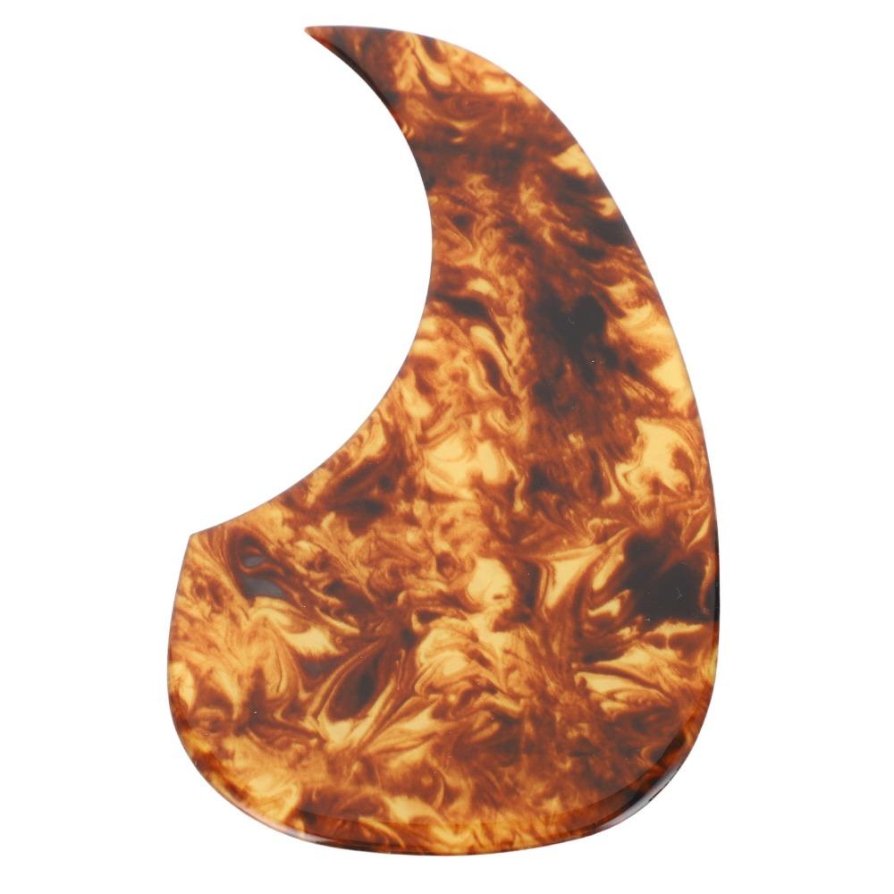 Amber Color Acoustic Guitar Cover 2-2.5mm Thickened Folk Scratch Plate For Acoustic Guitar