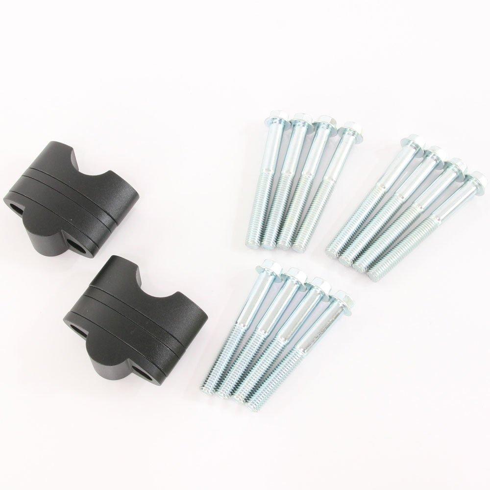 Barrise Adapter Kit for Standard Diameter 22.2mm Steering Wheel 24-39mm Handle Up Spacer Black
