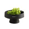 Fruit plate living room home coffee table desktop large-capacity snack dried fruit plate, high-value food-grade high-footed fruit plate