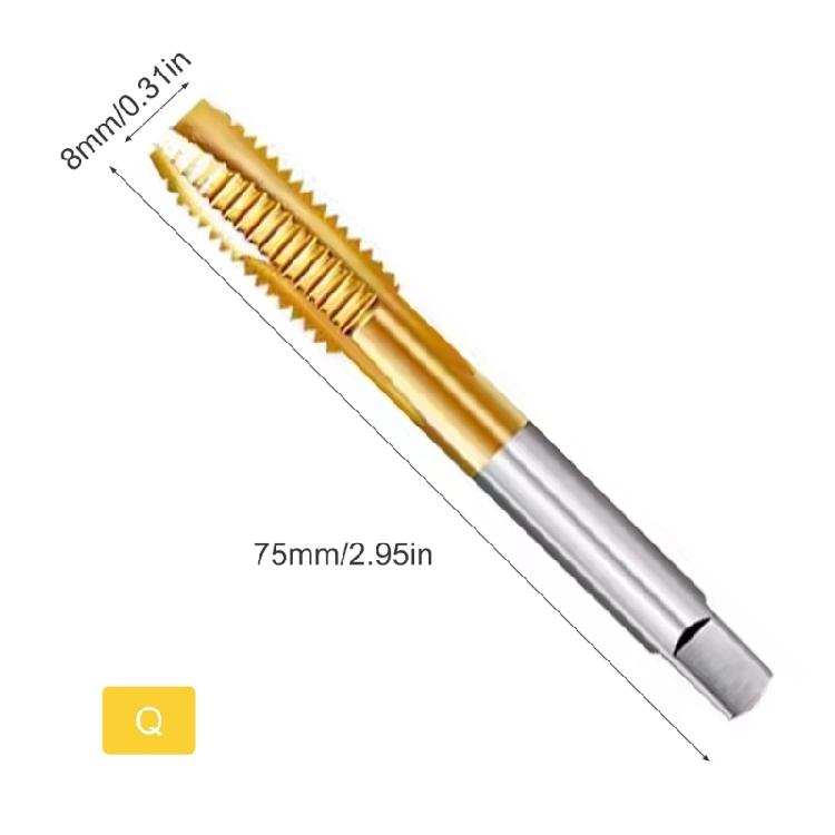 Machine Taps With Integrated Drilling And Threading Functions For High Speed Stainless Steel Reduced Friction And Wear