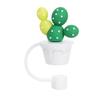 1PC Creative Reusable Silicone Straw Plug Splash Proof Drinking Dust Cap Dust-proof Straw Tips Cover Cup Accessory Kitchen Tool