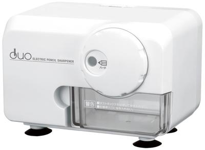 Asuka Electric Sharpener DUO White for Colored Pencils EPS600W