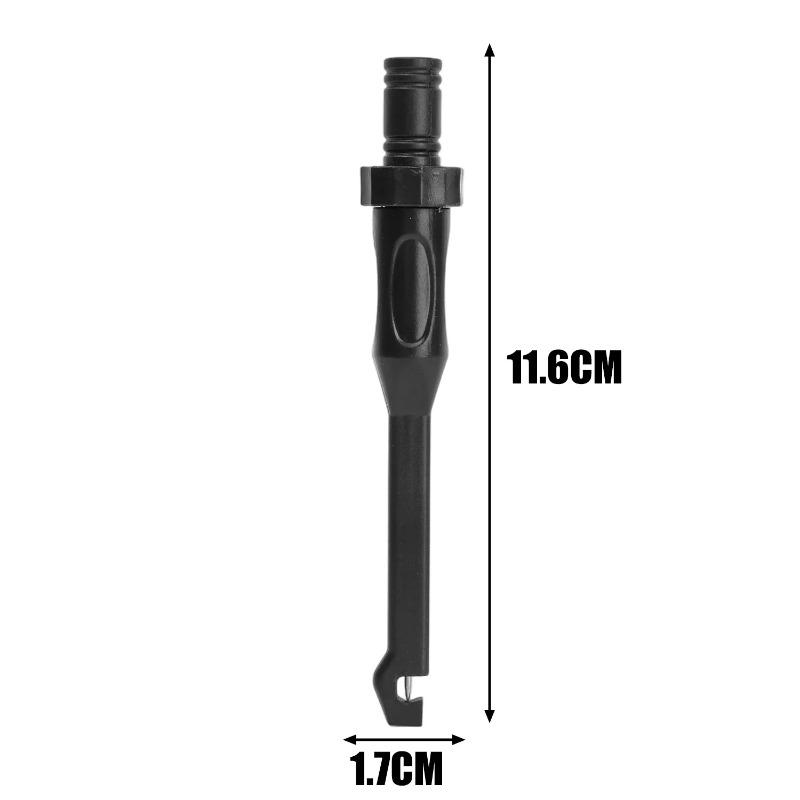 

1/2pcs Car Repair Puncture Probe for Auto Circuit Inspection Diagnostic Test Clip Needle Tip Cable Safety Test Clips Tool чорний