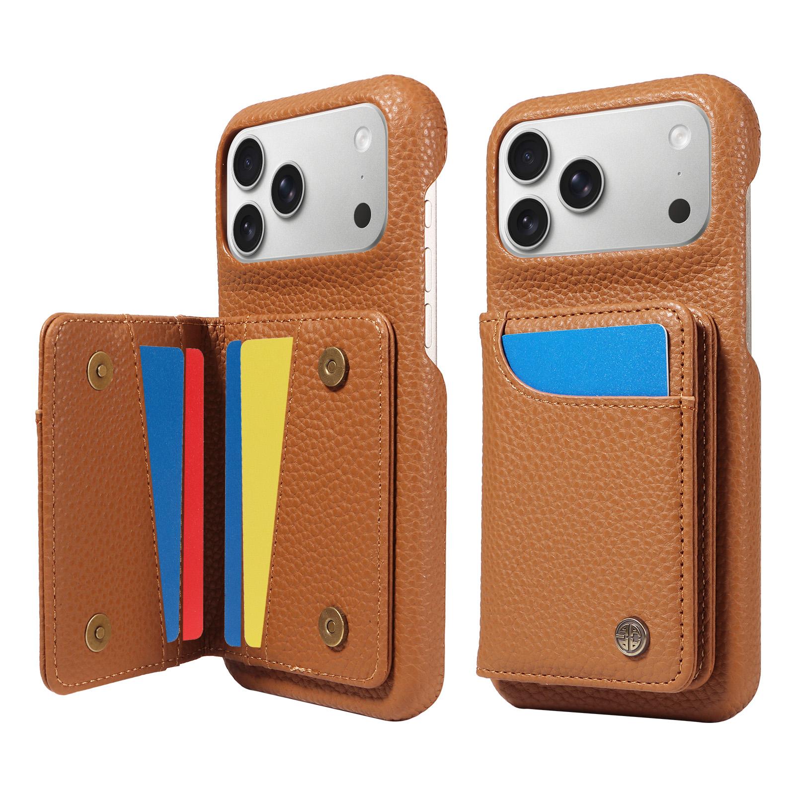 

PU Leather Phone Case for Samsung Galaxy S26 S25 S24 S23 S22 S21 S20FE Plus Ultra Shockproof Protective with Stand & Card Holder Galaxy S26 Ultra светло-коричневого