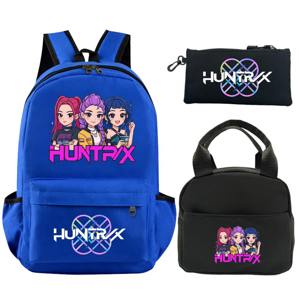 3-teiliges/Set Rucksack mit Cartoon-Print, mit Umhängetasche und Federmäppchen für Teenager, Schüler, Jungen, Mädchen, Schultasche, große Kapazität, wasserdicht, Buchrucksack, Kindergeschenk