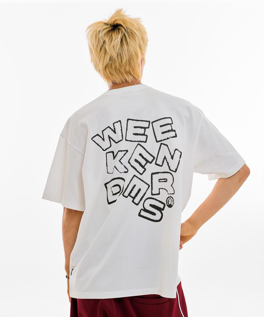 WKNDRS S-Logo T-Shirt (White)