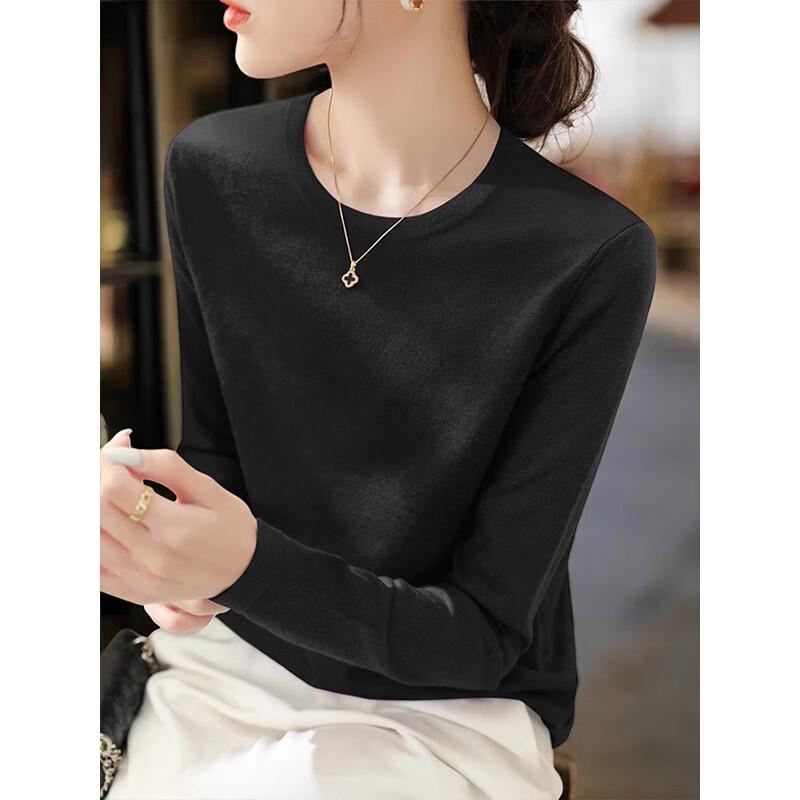 

Basic House Women s Slim Fit French Round Neck Knit Shirt L