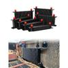 Oil Cooler AN10 Universal British Engine Transmission Oil Cooler Cooling System Aluminum 7/10/13/16/19/25/30 Rows Oil Radiator