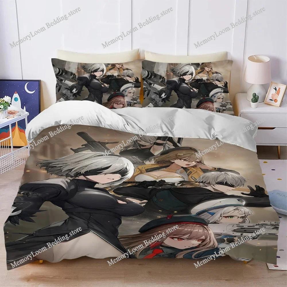 Classic Game N-NieR Automata Duvet Cover Set Home Style Bedding Soft Laundry Cotton Bed Student Dormitory Gift Home Textile741