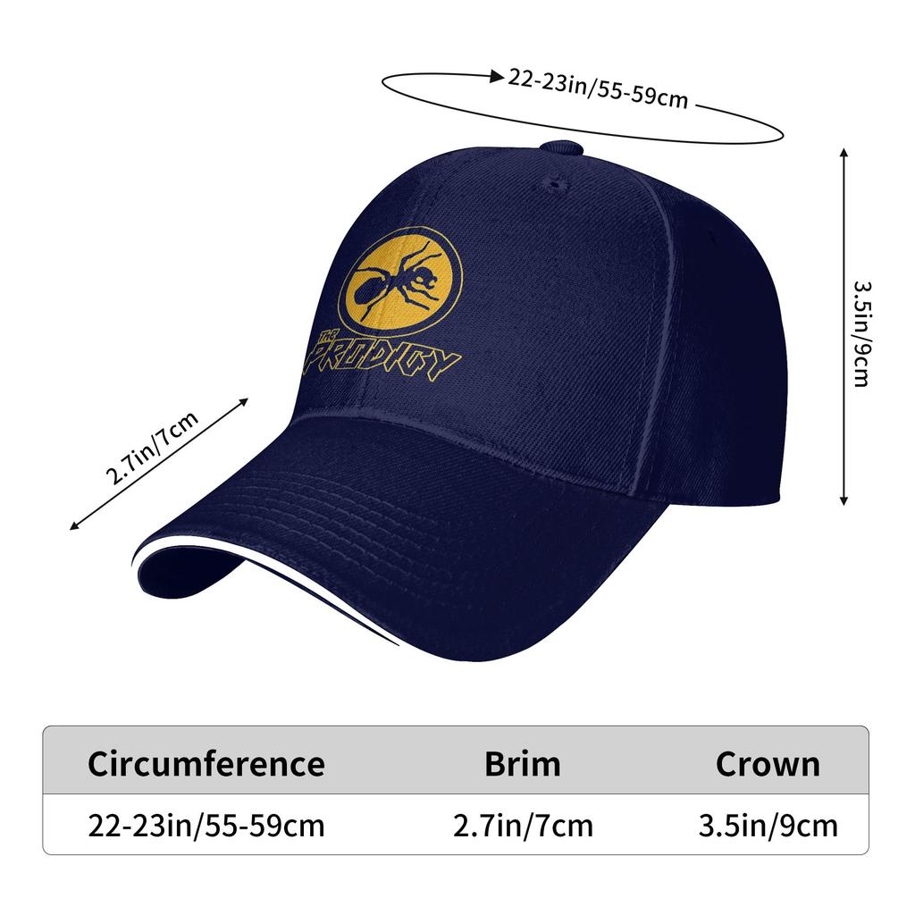 The Prodigy Warriors Dance Tour Baseball Cap Y2K Cool Unisex Men Hip Hop Hats Sun Print Outdoor Sport Snapback Cap Gift