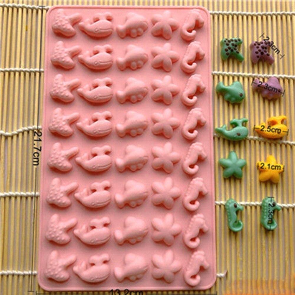 Non-stick Gummy Mould Safe for Baking Supplies Fondant Chocolate Candy Mould Easy To Clean Silicone Candy Molds
