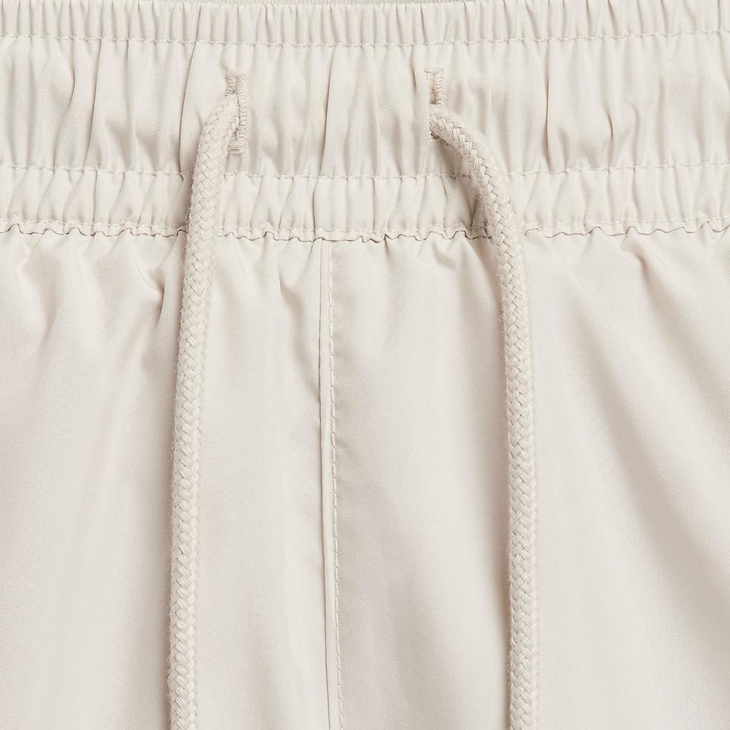 Nike Sportswear Mid-Rise Lace-Up Fashion Fit Three-Quarter Cool Casual Shorts Women Shorts Beige FV7558104