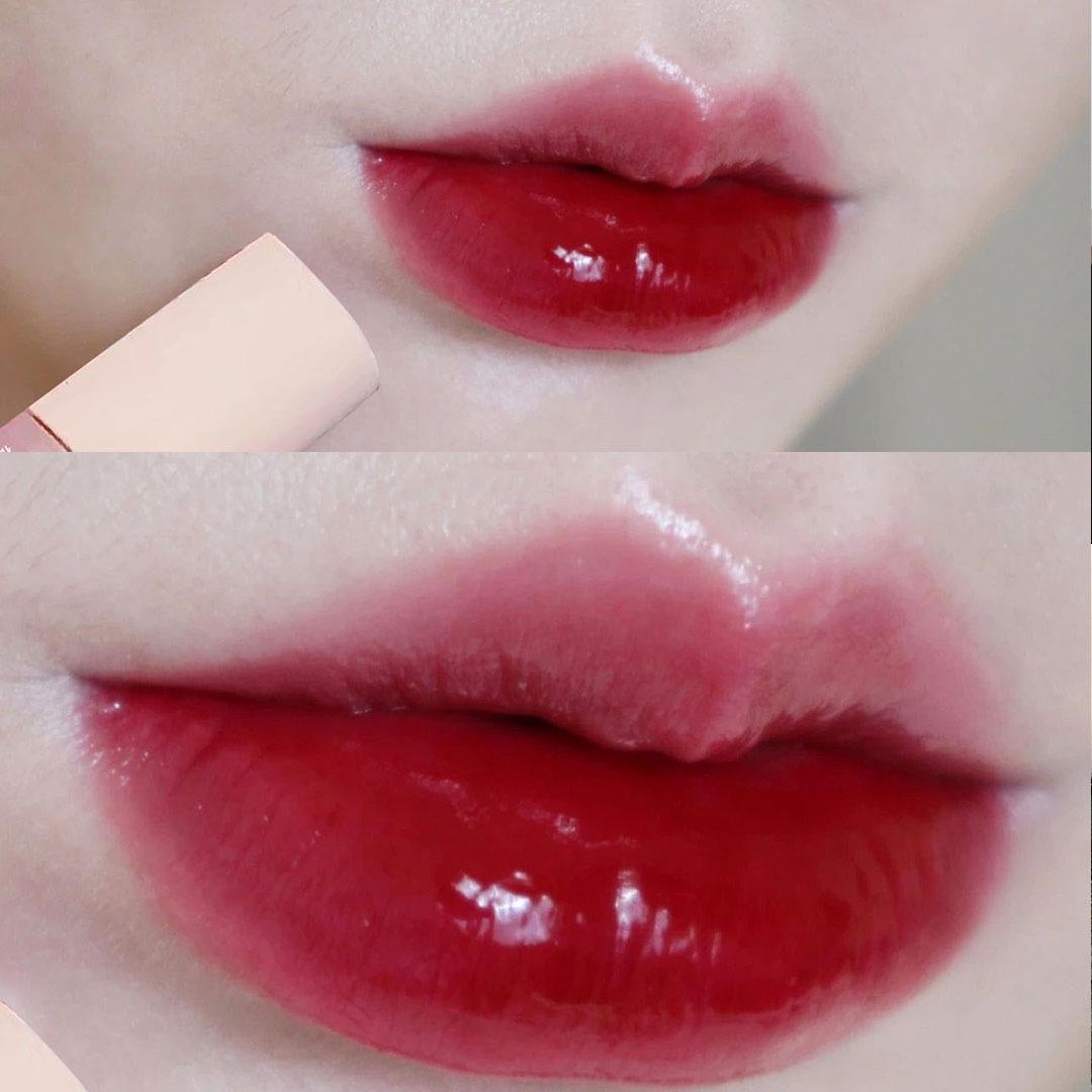 

Cappuvini Pink Heart Lip Gloss: High Shine, Moisturizing, and Brightening 3.5g