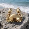 Retro Ocean Crab Animal Metal Brooch Fashion Shaped Lapel Pin 1Pcs Durable Decor for Daily Wear Party Costume Friend Gift
