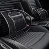 Non-deformable Mesh Car Seat Lumbar Cushion Durable Back Support Brace for Home Office Car Use