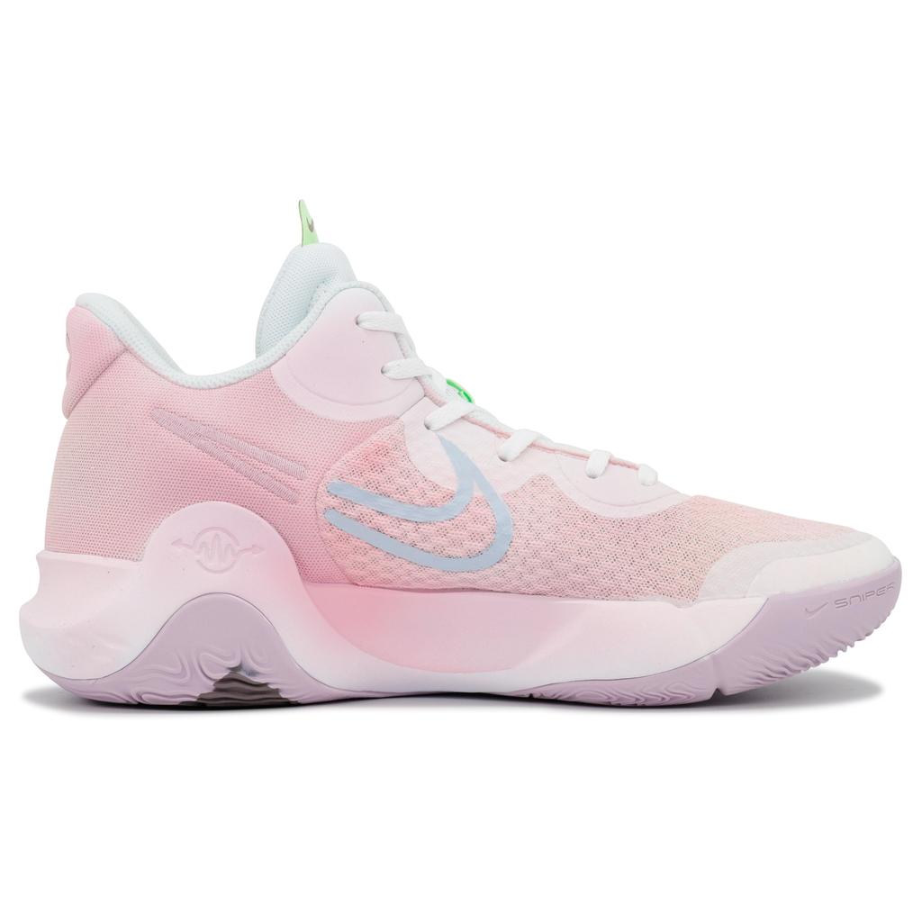 Nike KD Trey 5 IX 9th Inning Manufacturing, Peach Wild Cushioning Slip Resistant Abrasion Resistant Mid top DJ6922-100(Team201-BOX)